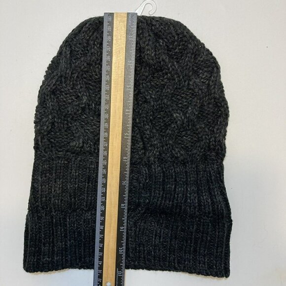 Frye & Co NWT Unisex Charcoal Rib Knit  Beanie w/ Cuff Hat Cap-OSFM-MSRP-$28 - Picture 11 of 12